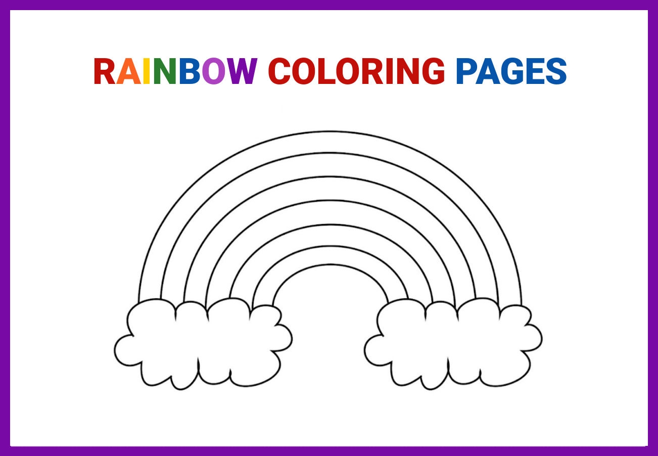 Free Printable Rainbow Coloring Pages What Mommy Does Free Printable Rainbow Coloring Pages What Mommy Does