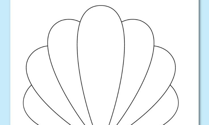 Free Printable Seashell Template