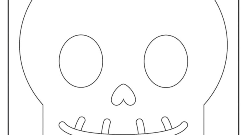 Free Printable Skull Template Kids Activities Blog