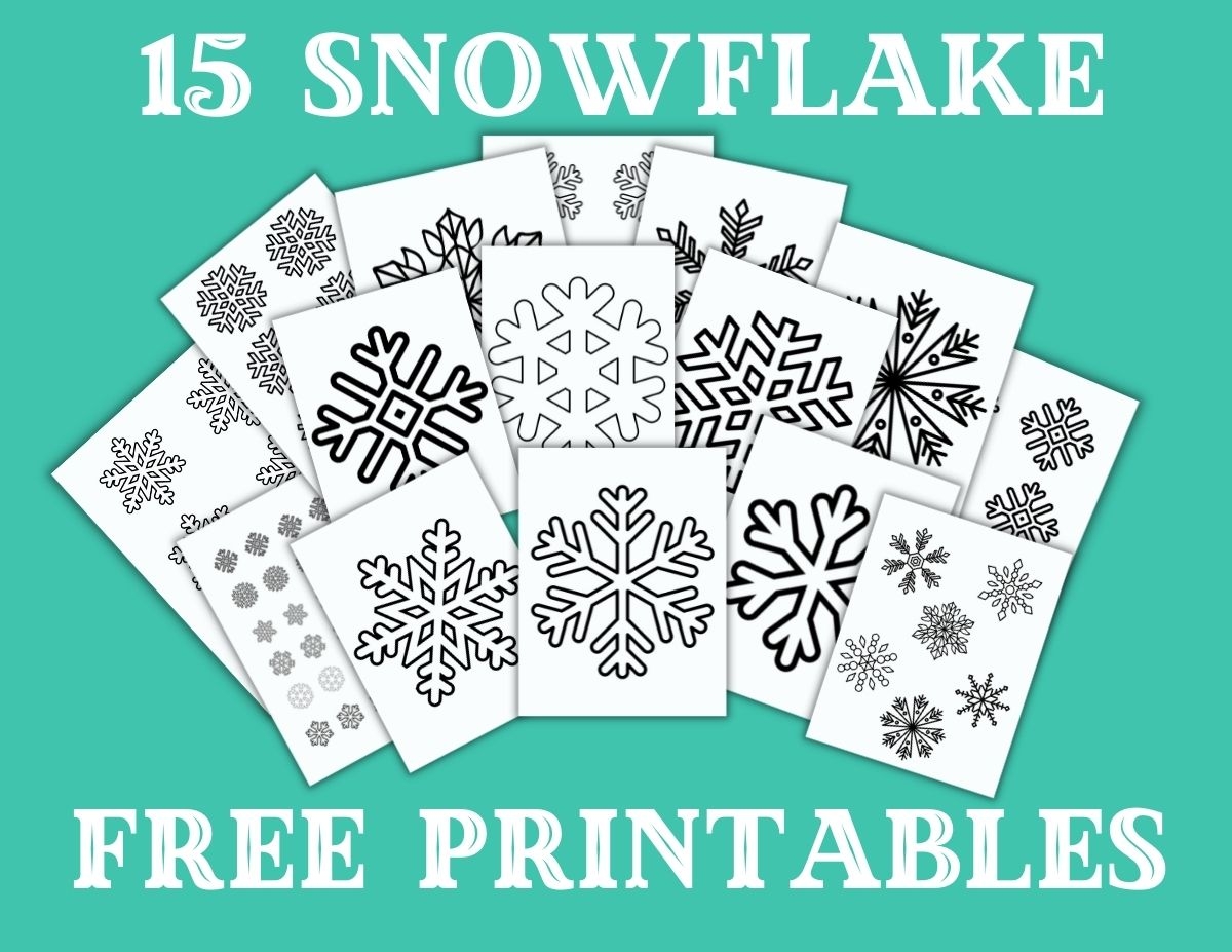 printable snowflake templates printable snowflake templates