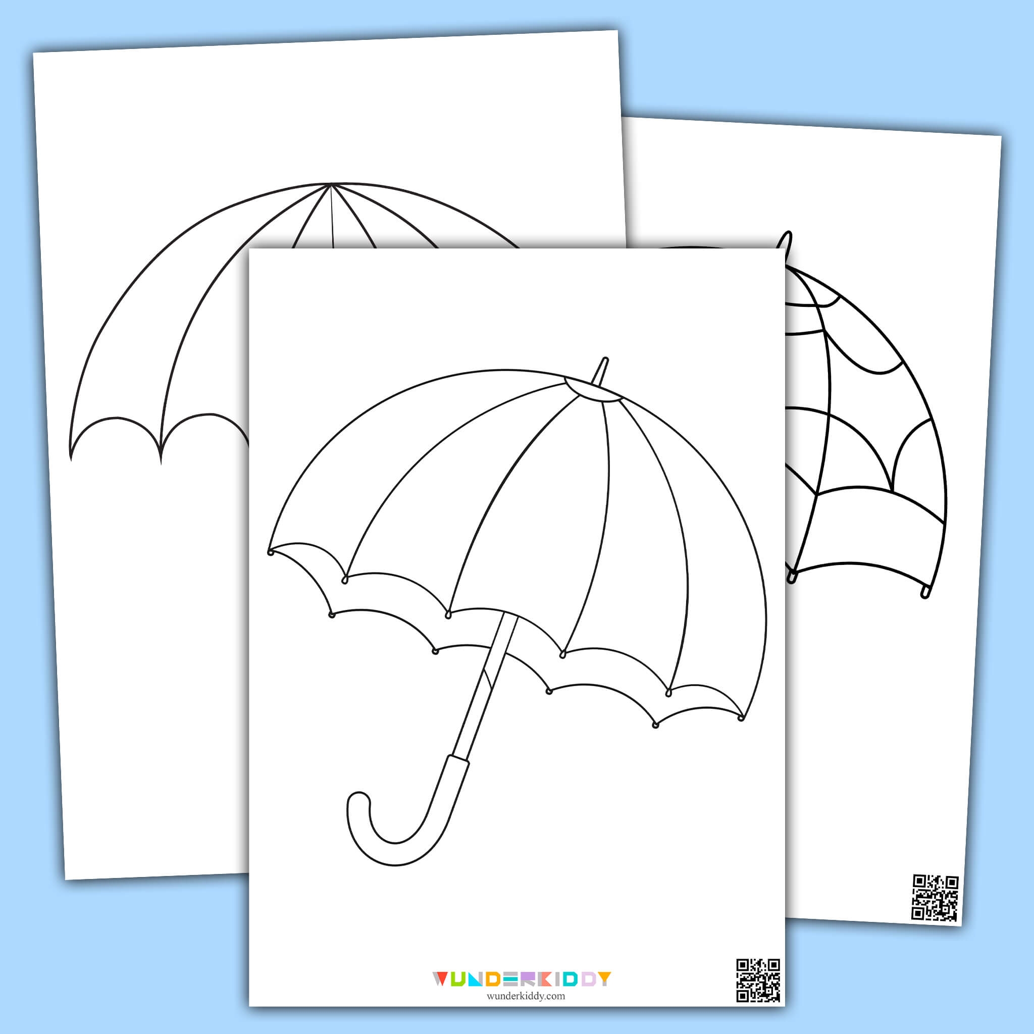 umbrella template printable