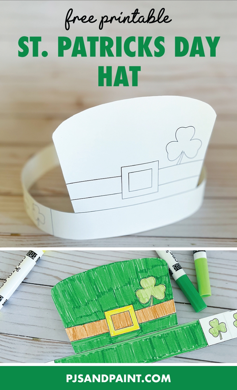 Free Printable St Patrick s Day Hat Pjs And Paint Free Printable St Patrick s Day Hat Pjs And Paint
