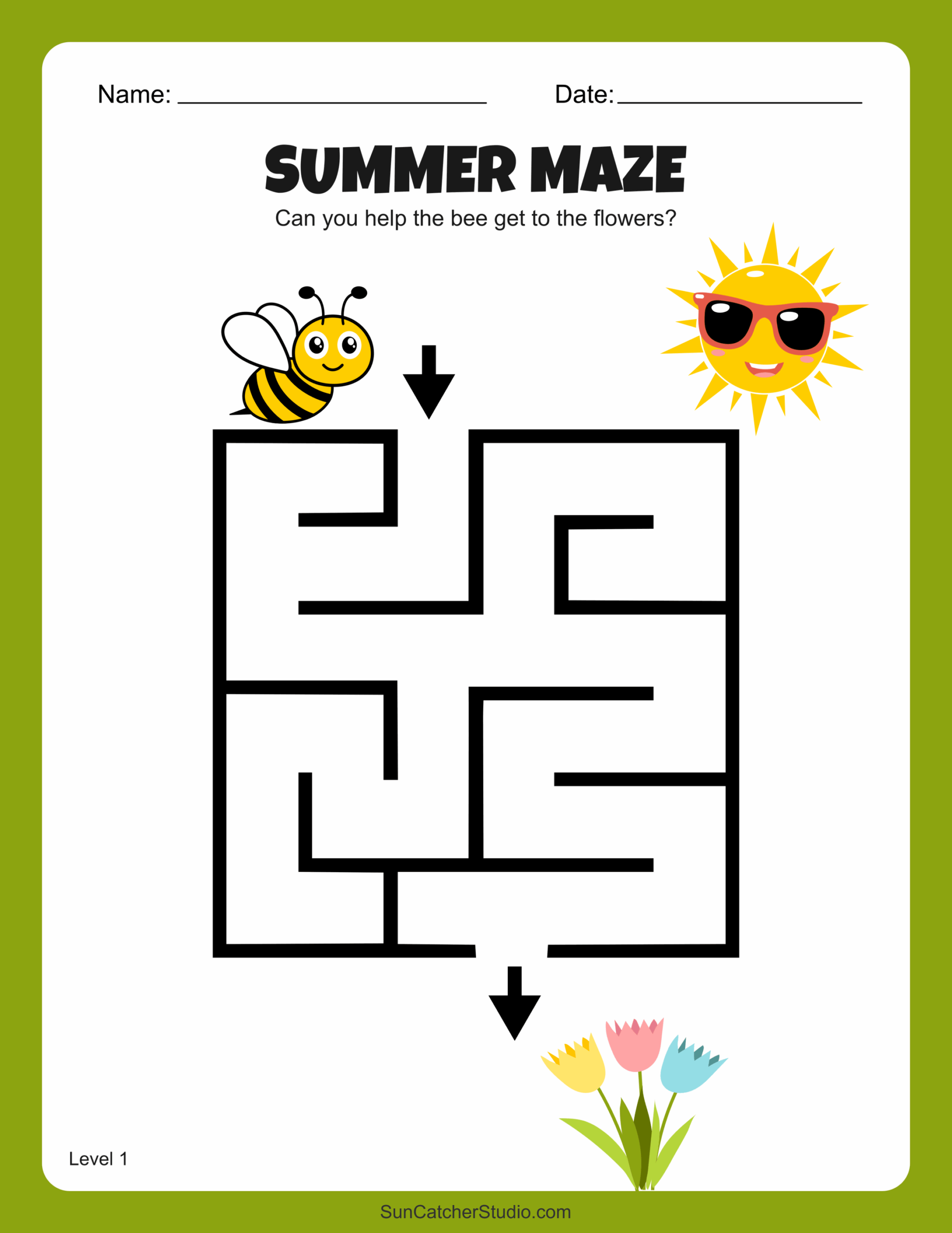 Free Printable Summer Maze Worksheets And Puzzles Free Printables Monograms Design Tools Patterns DIY Projects Free Printable Summer Maze Worksheets And Puzzles Free Printables Monograms Design Tools Patterns DIY Projects