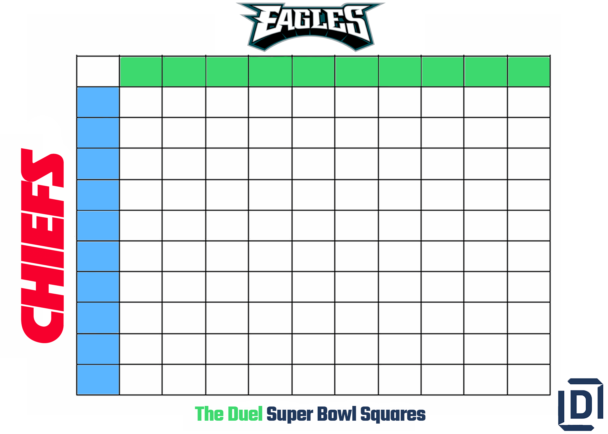 free printable super bowl squares template