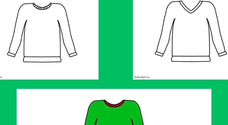 Free Printable Sweater Templates For Crafts