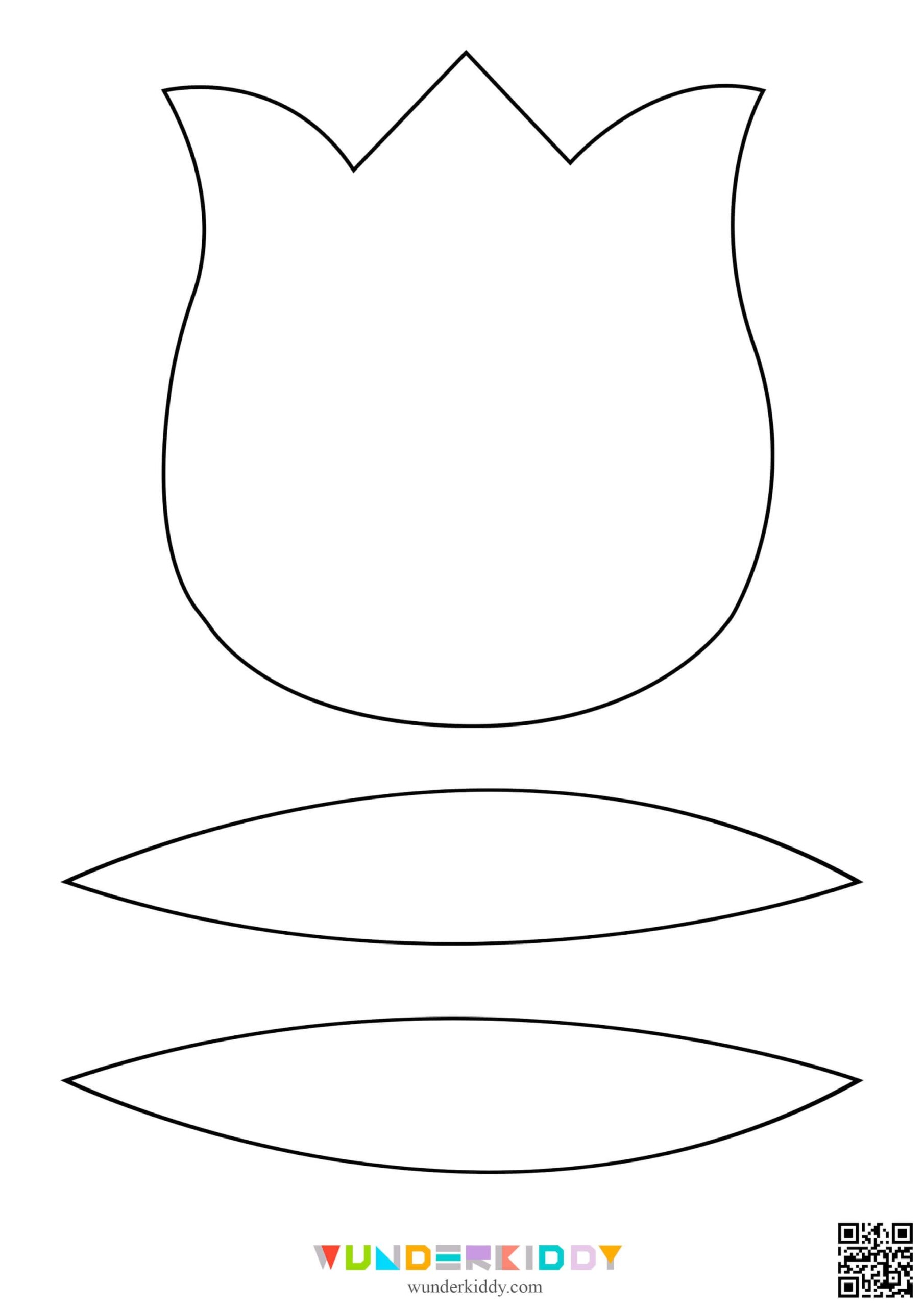 tulip template printable