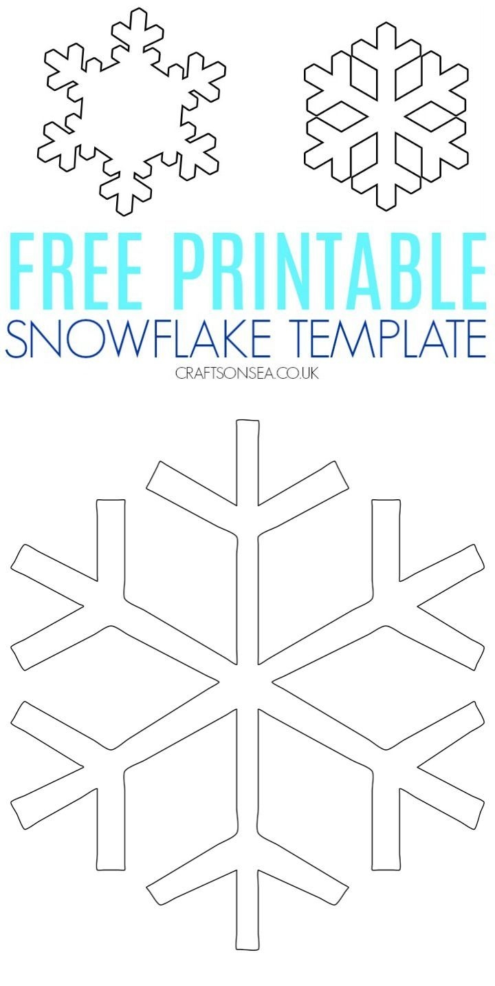Free Snowflake Template