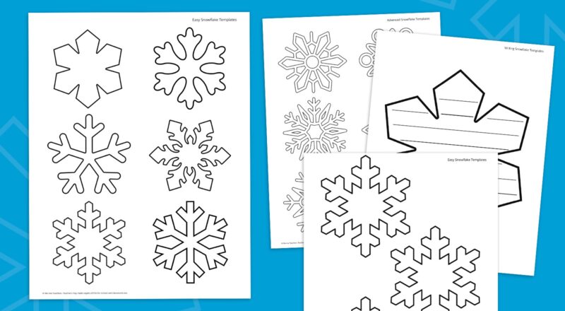 Free Snowflake Template Printable Bundle