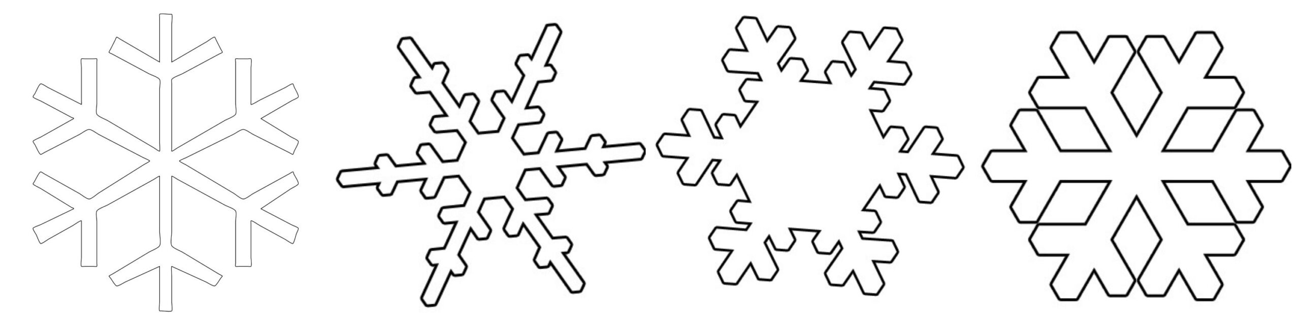 free printable snowflake template pdf