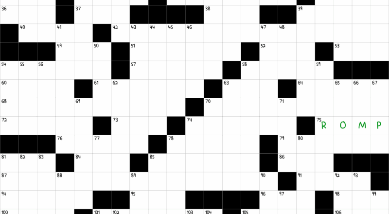 Frolic NYT Crossword Clue November 10 2024