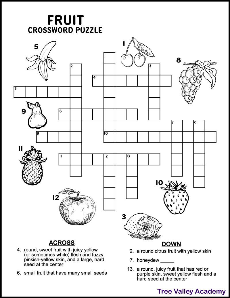 childrens crossword puzzles childrens crossword puzzles
