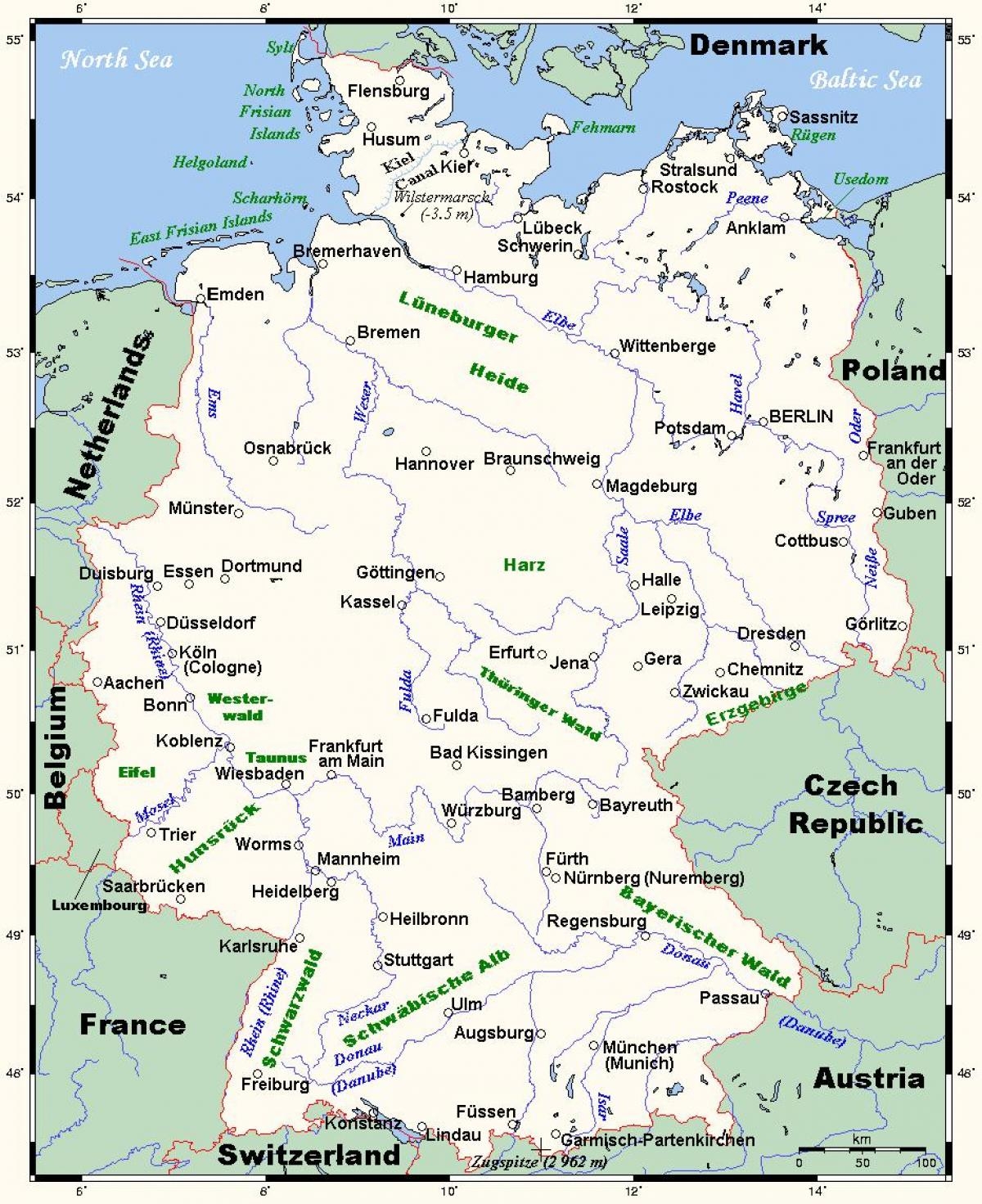 German River That Leads To The North Sea S In Y Map Map Of Y Western Europe Europe  German River That Leads To The North Sea S In Y Map Map Of Y Western Europe Europe