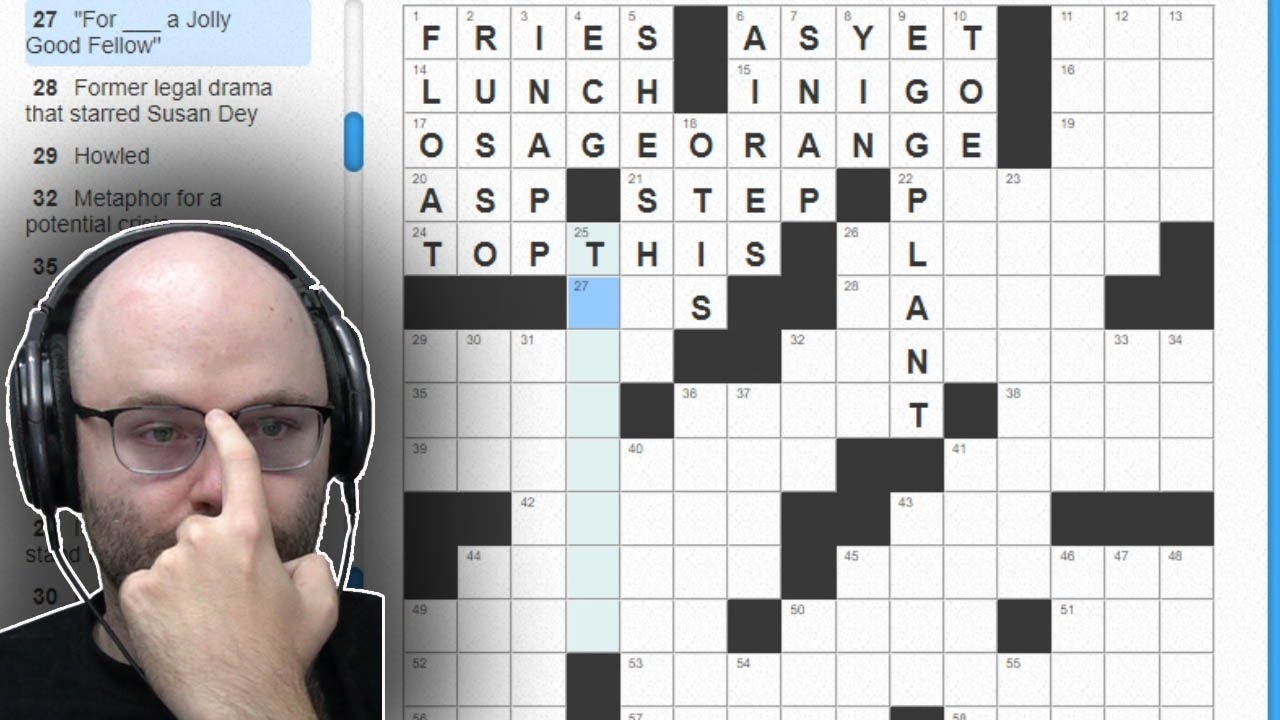 Getting My C Legs Back Crosswords YouTube