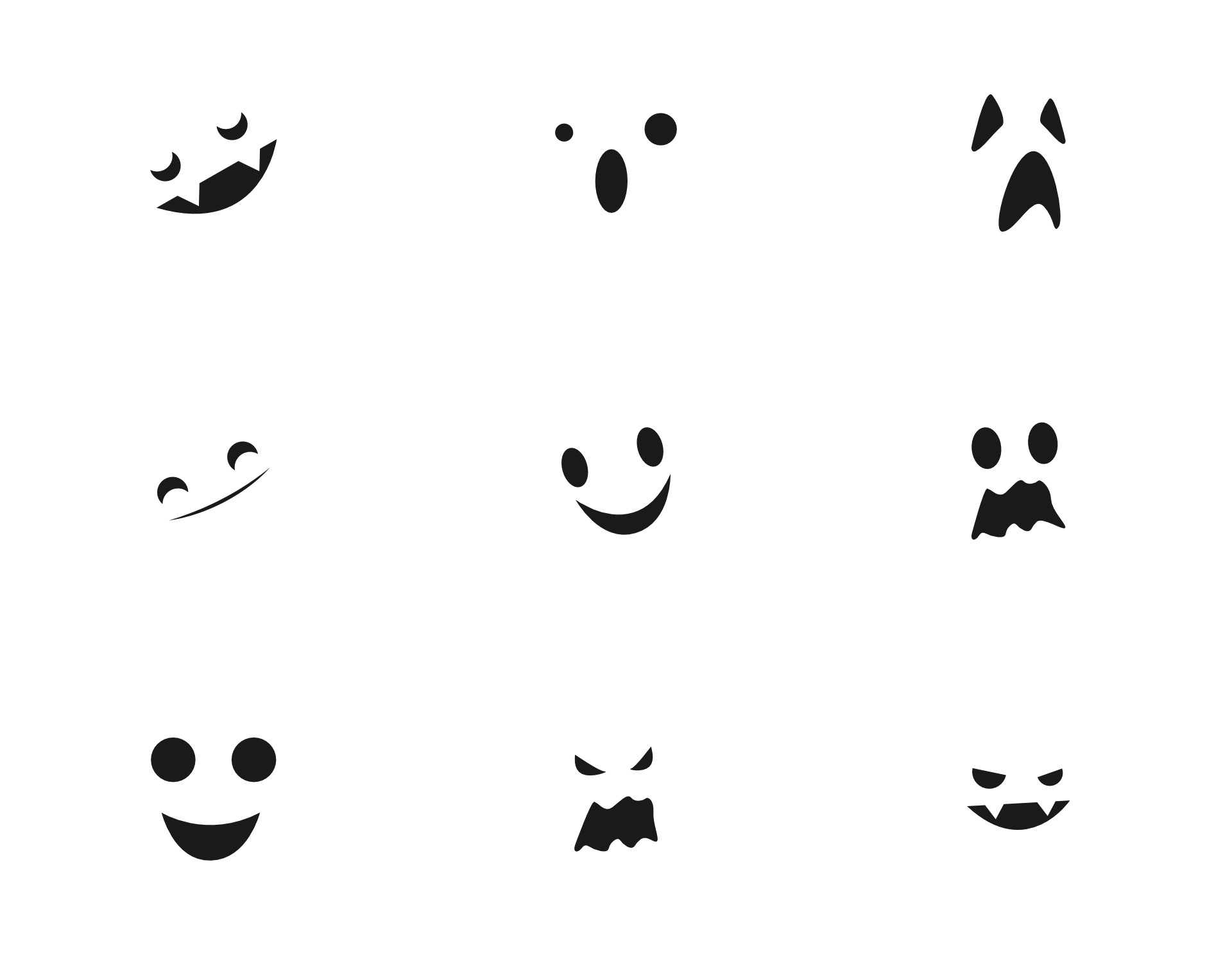 Ghost Face Template 14 Free PDF Printables Printablee Ghost Face Template 14 Free PDF Printables Printablee