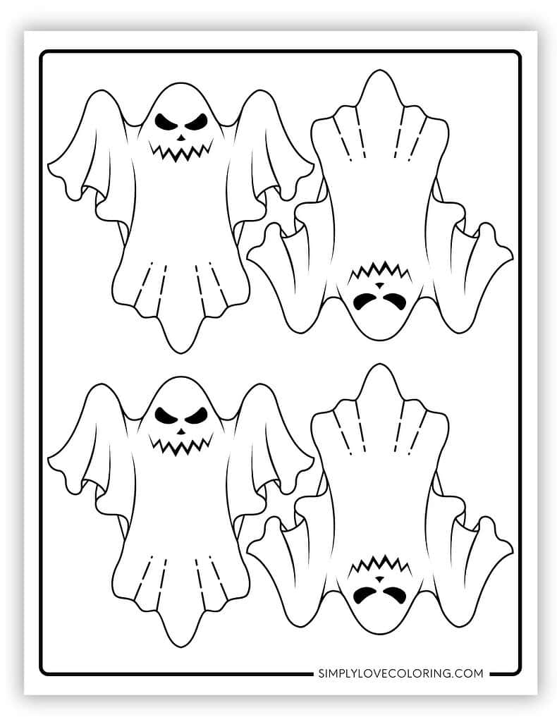 Ghost Templates Free PDF Printables Simply Love Coloring Ghost Templates Free PDF Printables Simply Love Coloring