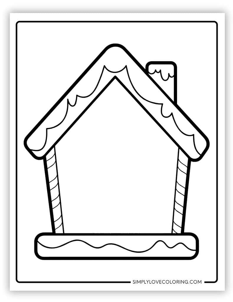 Gingerbread House Templates Free PDF Printables Simply Love Coloring Gingerbread House Templates Free PDF Printables Simply Love Coloring