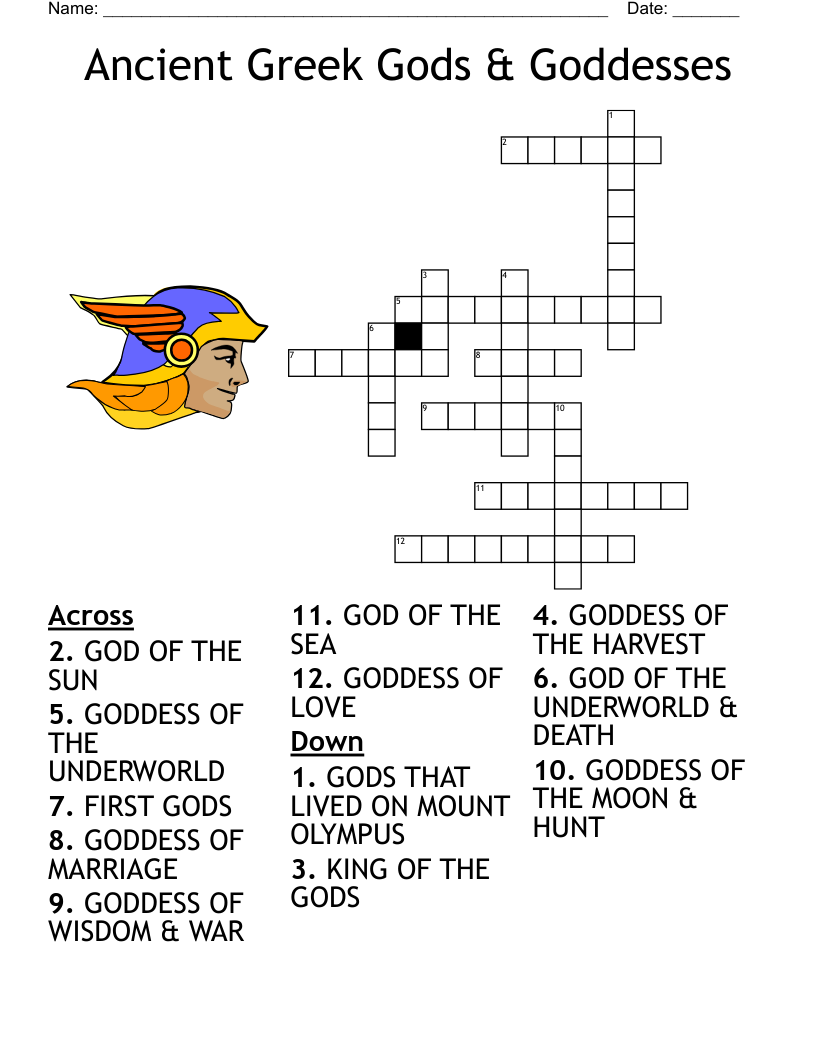 God Crossword WordMint