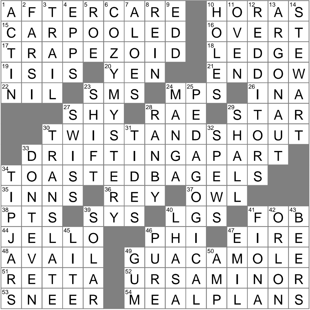 Gradually Losing A Connection Crossword Clue Archives LAXCrossword