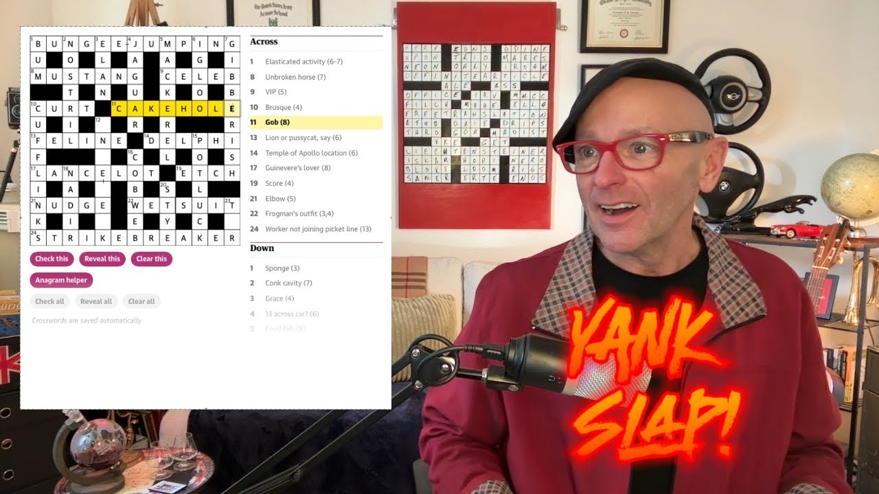 Guardian Yank Friday Quick Crossword And TOR ROCK YANKSLAP OUCH Let s WINE DOWN YouTube Guardian Yank Friday Quick Crossword And TOR ROCK YANKSLAP OUCH Let s WINE DOWN YouTube