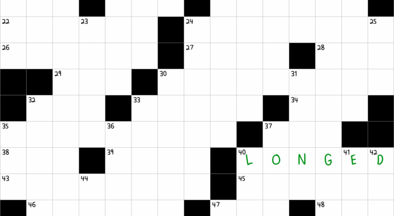 Had A Hankering NYT Crossword Clue August 16 2024