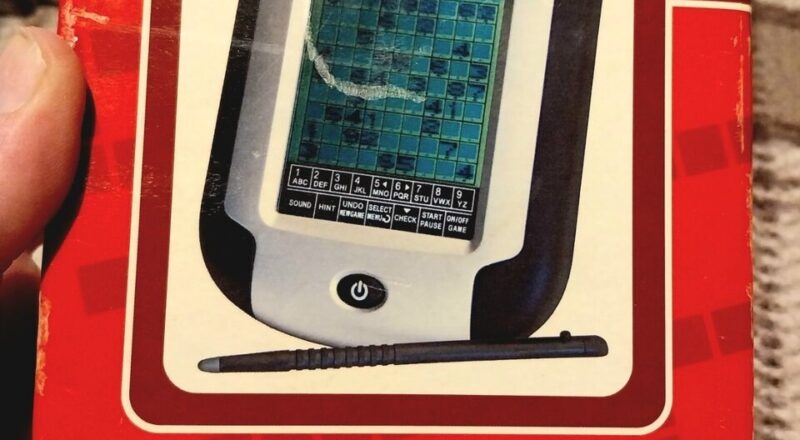 Handheld Electronic Crossword Puzzle Zeon Tech EBay UK