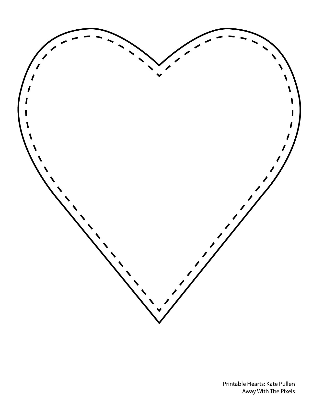 Heart Templates Free Printable Printable Party Favors Heart Templates Free Printable Printable Party Favors