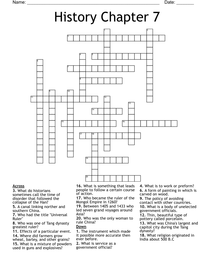 books of tang poet crossword