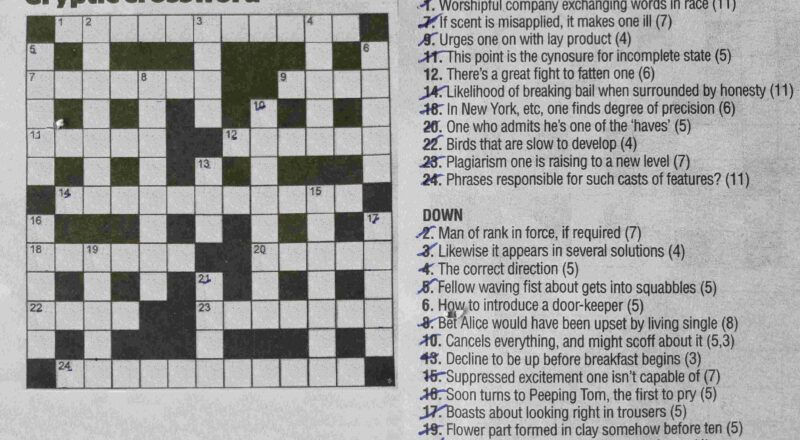 How To Do Cryptic Crosswords Bennettarium