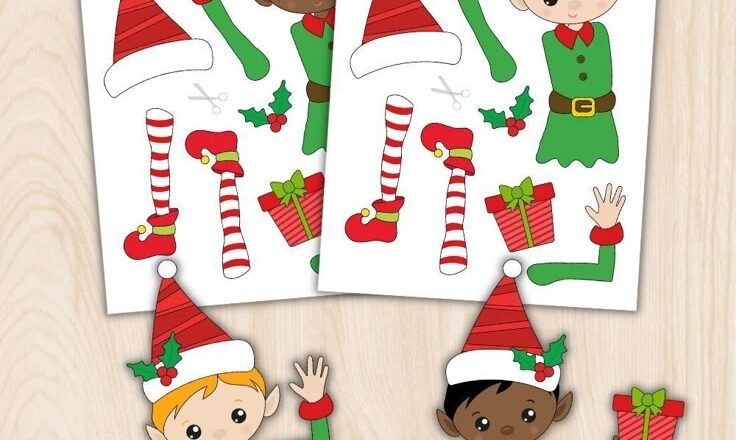 How To Elf Yourself Free Printable Elf Template Paper Craft For Kids