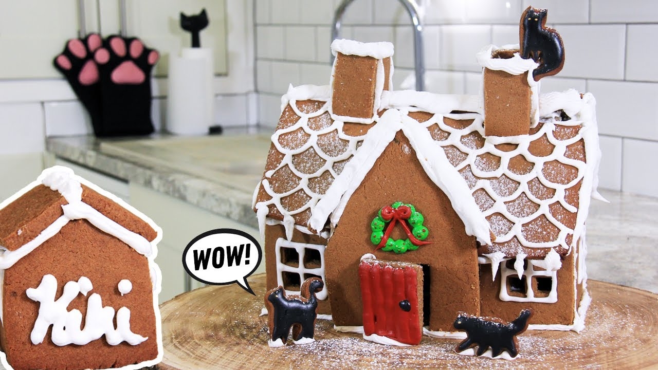 How To Make A Gingerbread House Free Templates YouTube