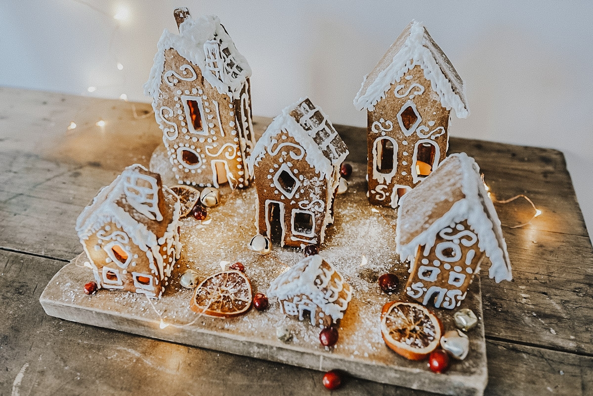 How To Make A Homemade Gingerbread Village Free Printable B Vintage Style