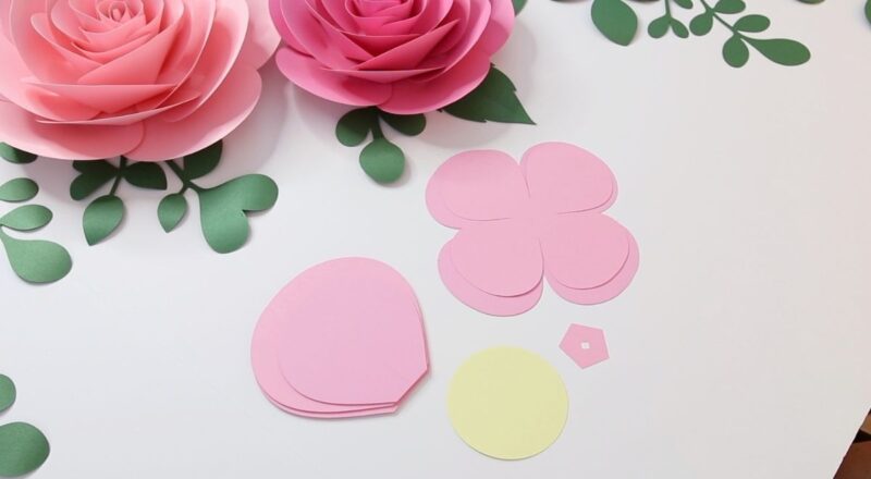 How To Make Big Paper Roses Step By Step FREE Template FancyBloom