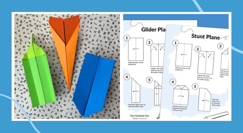 How To Make Paper Airplanes Free Printable