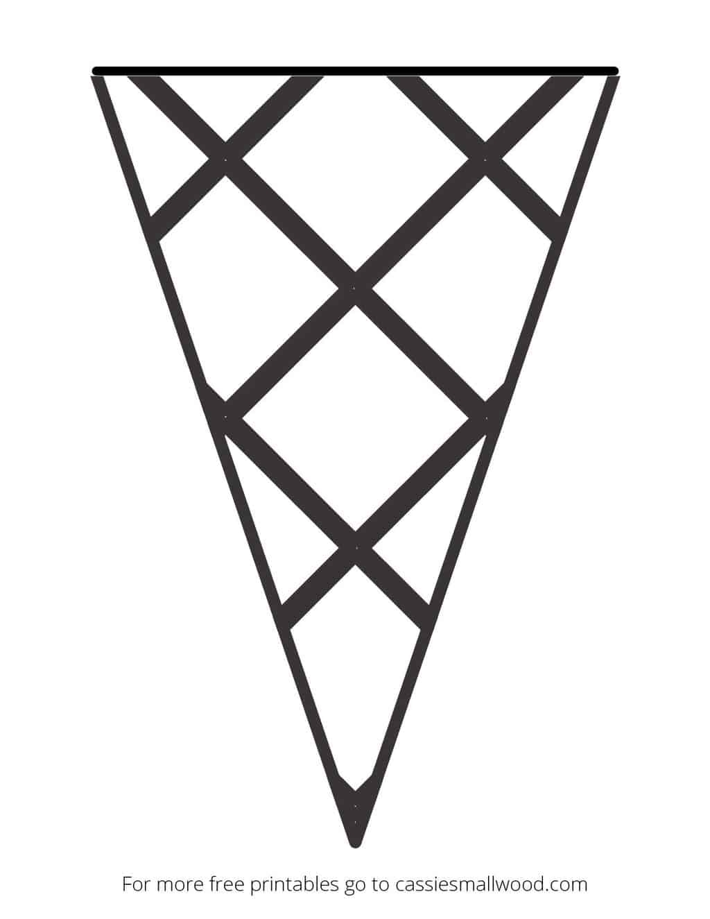 Ice Cream Cone Template Cassie Smallwood