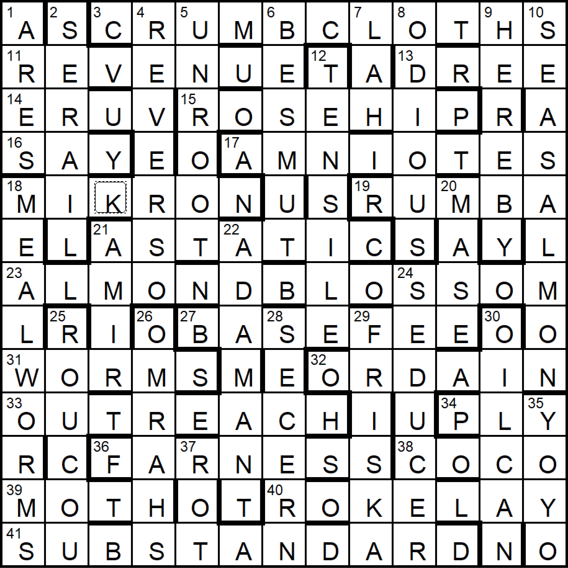 seraglio crossword clue