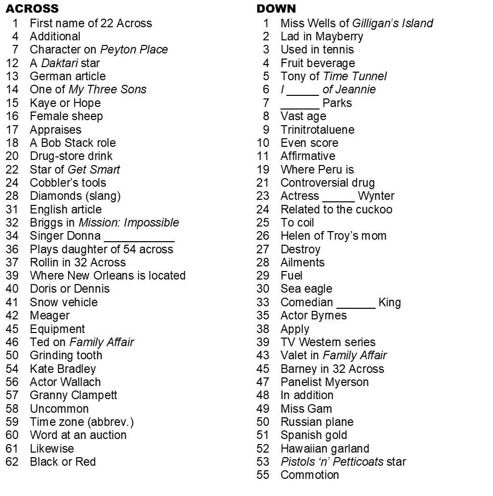 german article crossword clue