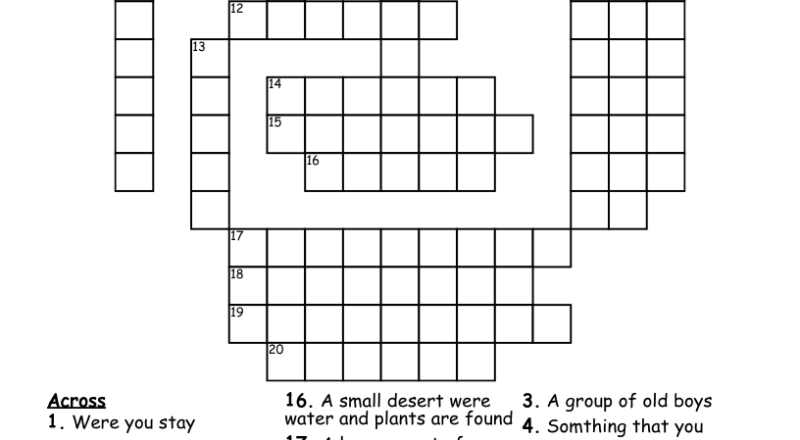 JACK S HARD WORK Crossword WordMint