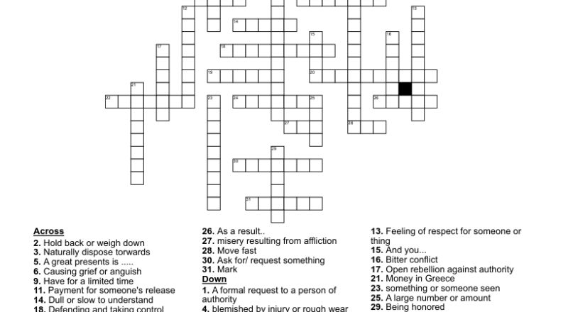 Julius Caesar ActIII Crossword WordMint