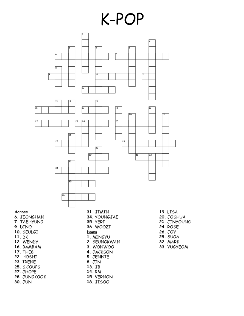 a pop crossword clue