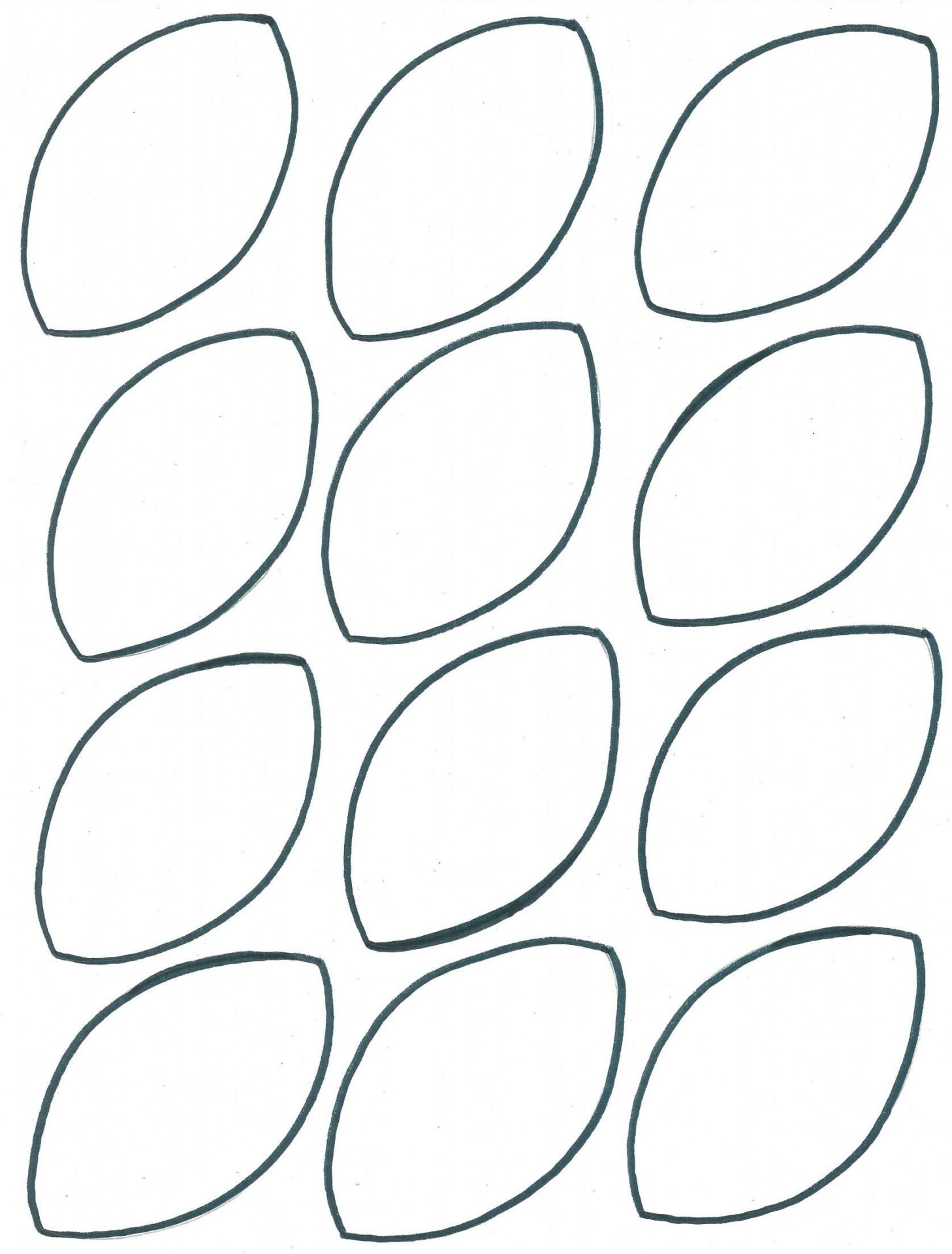 printable football template