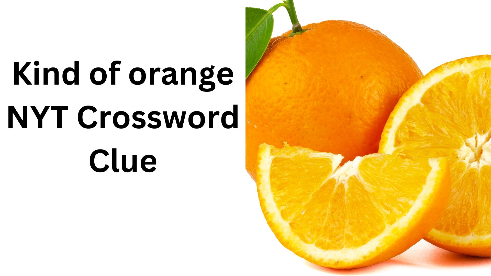 Kind Of Orange NYT Crossword Clue November 10 2024