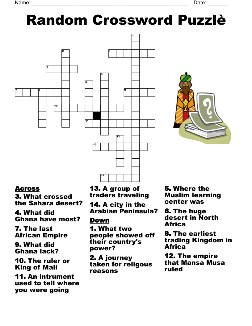 Kingdom Of Ghana Crossword WordMint Kingdom Of Ghana Crossword WordMint