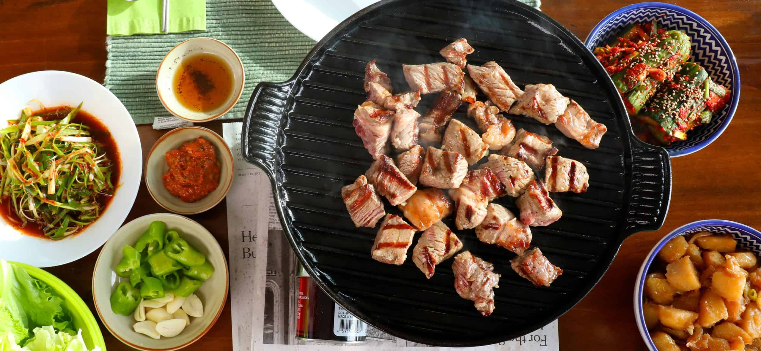 Korean style Grilled Beef BBQ Soegogi gui Recipe By Maangchi Korean style Grilled Beef BBQ Soegogi gui Recipe By Maangchi
