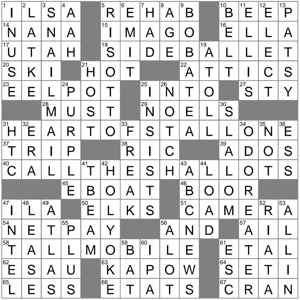 LA Times Crossword 11 Apr 25 Friday LAXCrossword LA Times Crossword 11 Apr 25 Friday LAXCrossword