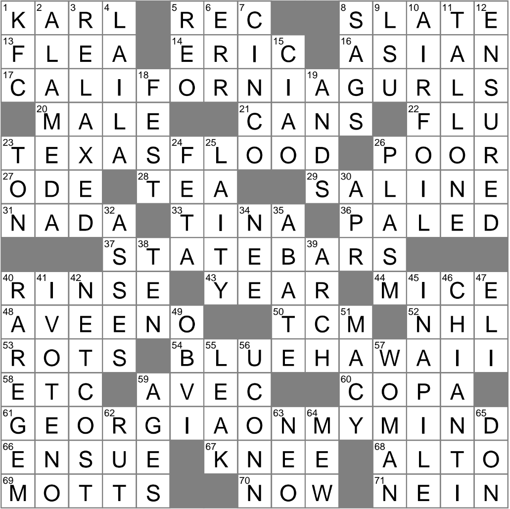 LA Times Crossword 13 Feb 25 Thursday LAXCrossword LA Times Crossword 13 Feb 25 Thursday LAXCrossword