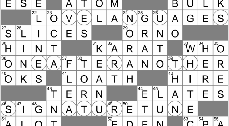 LA Times Crossword 13 Nov 24 Wednesday LAXCrossword