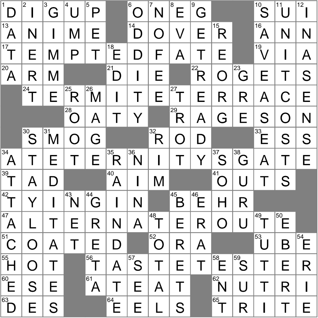 LA Times Crossword 13 Sep 24 Friday LAXCrossword