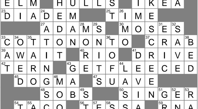 LA Times Crossword 19 Sep 24 Thursday LAXCrossword