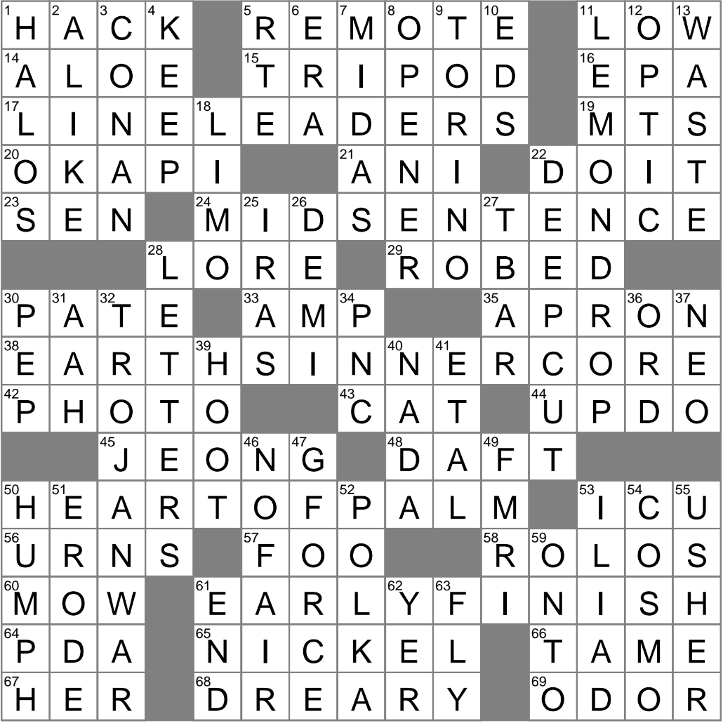 LA Times Crossword 2 Aug 24 Friday LAXCrossword