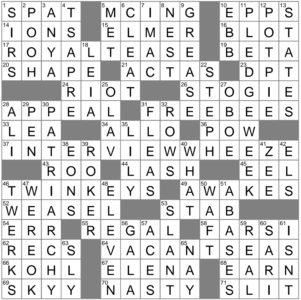 LA Times Crossword 25 Jul 25 Friday LAXCrossword
